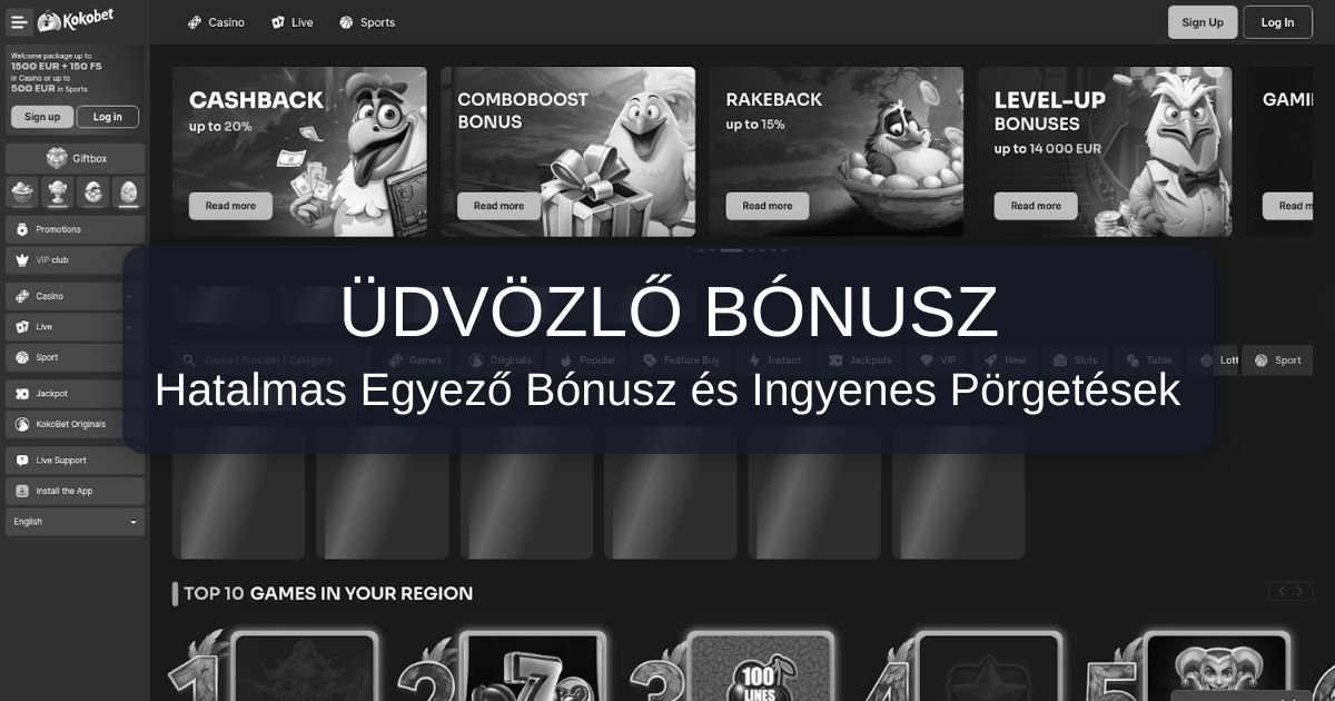 KokoBet Kaszinó Magyarország