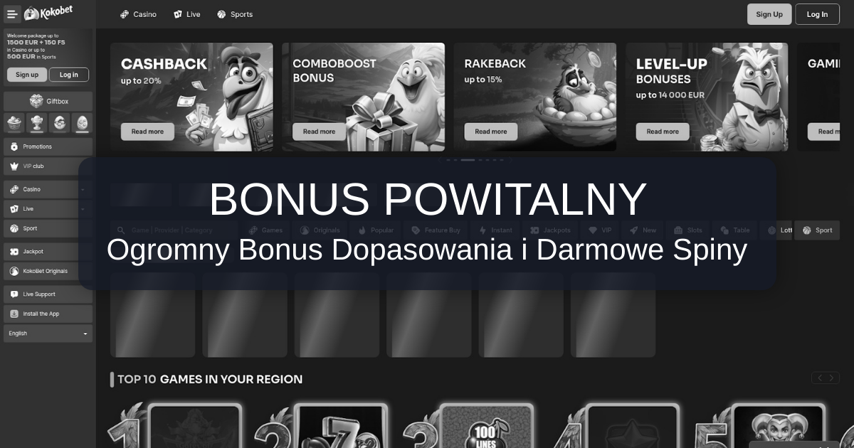 KokoBet Kasyno Polska - Graj bezpiecznie online